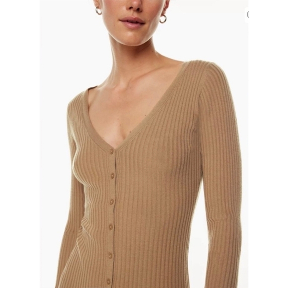 BABATON Avalon Dress Wool Long Sleeve Midi Aritzia XS - Picture 3 of 14